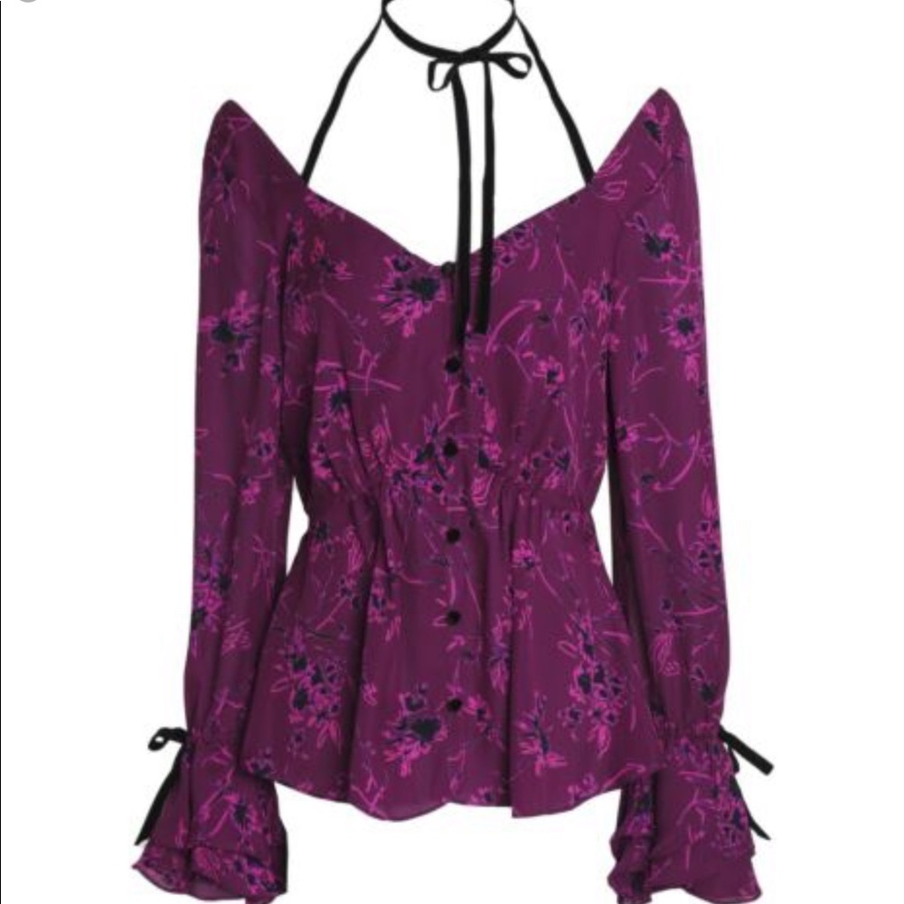 Cinq à Sept Purple Mabel Blouse Zw3882092z